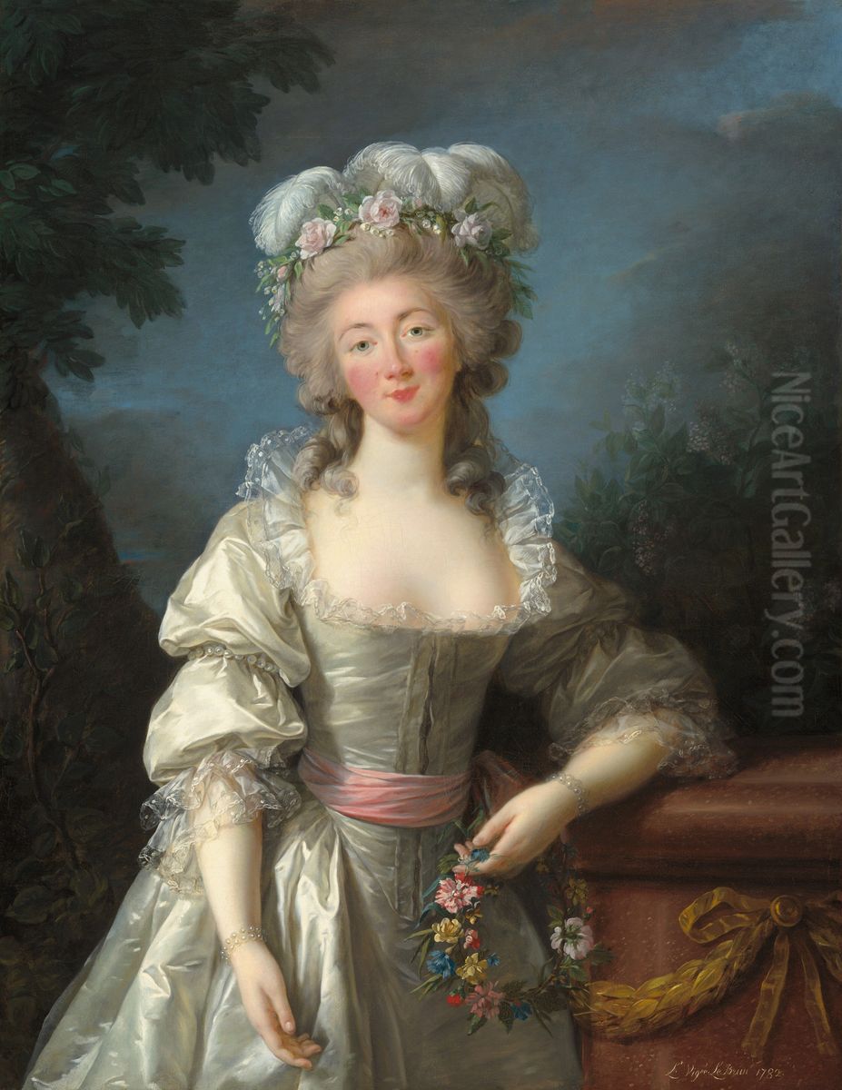 Madame du Barry Oil Painting by Elisabeth Louise Vigee Le Brun
