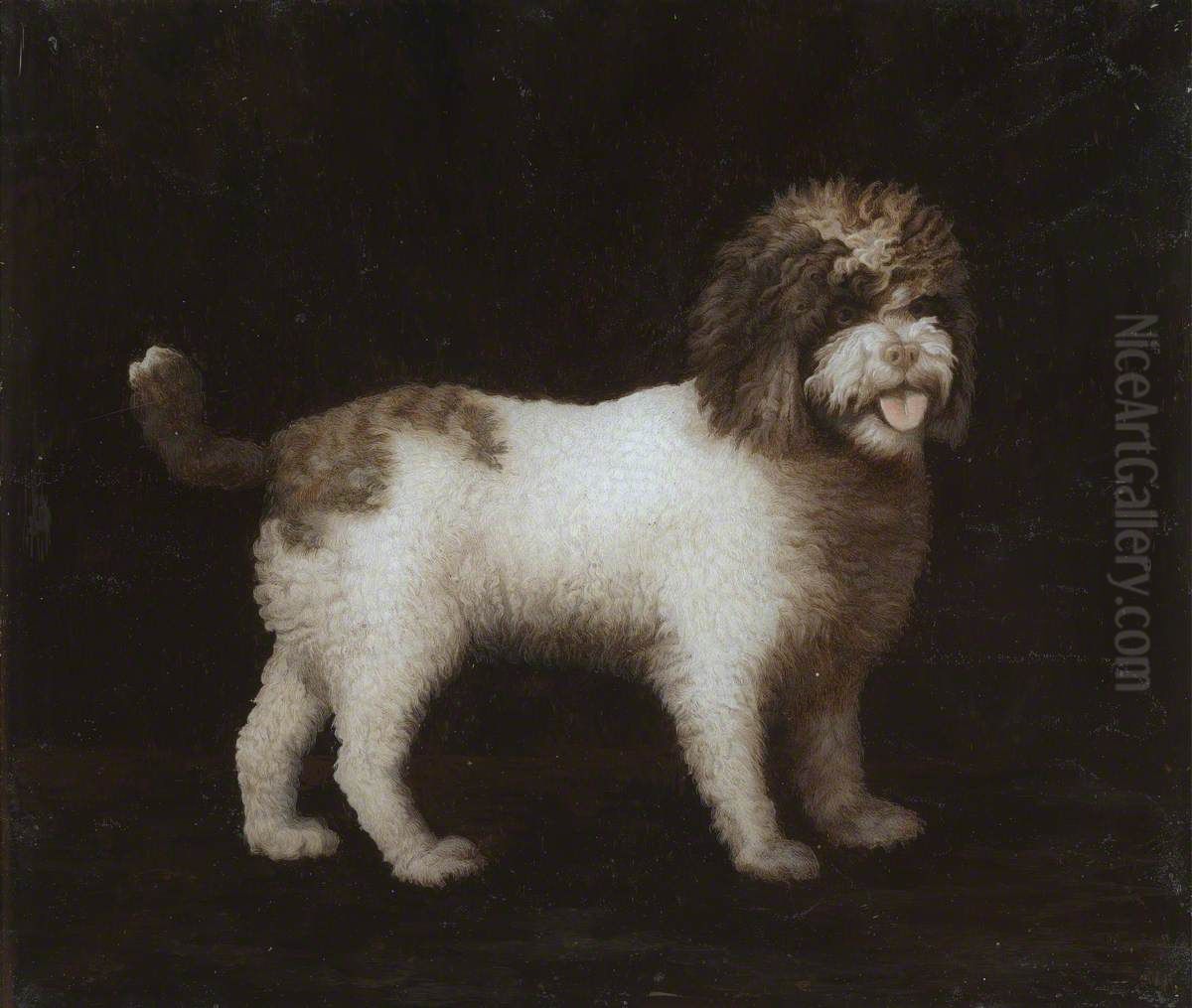 Water Spaniel Oil Painting by George Stubbs