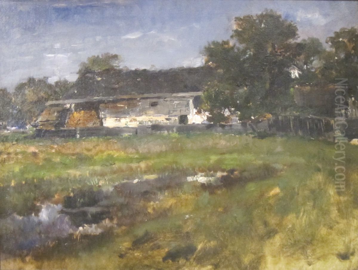 Landscape, Polling, Bavaria Oil Painting by Frank Duveneck