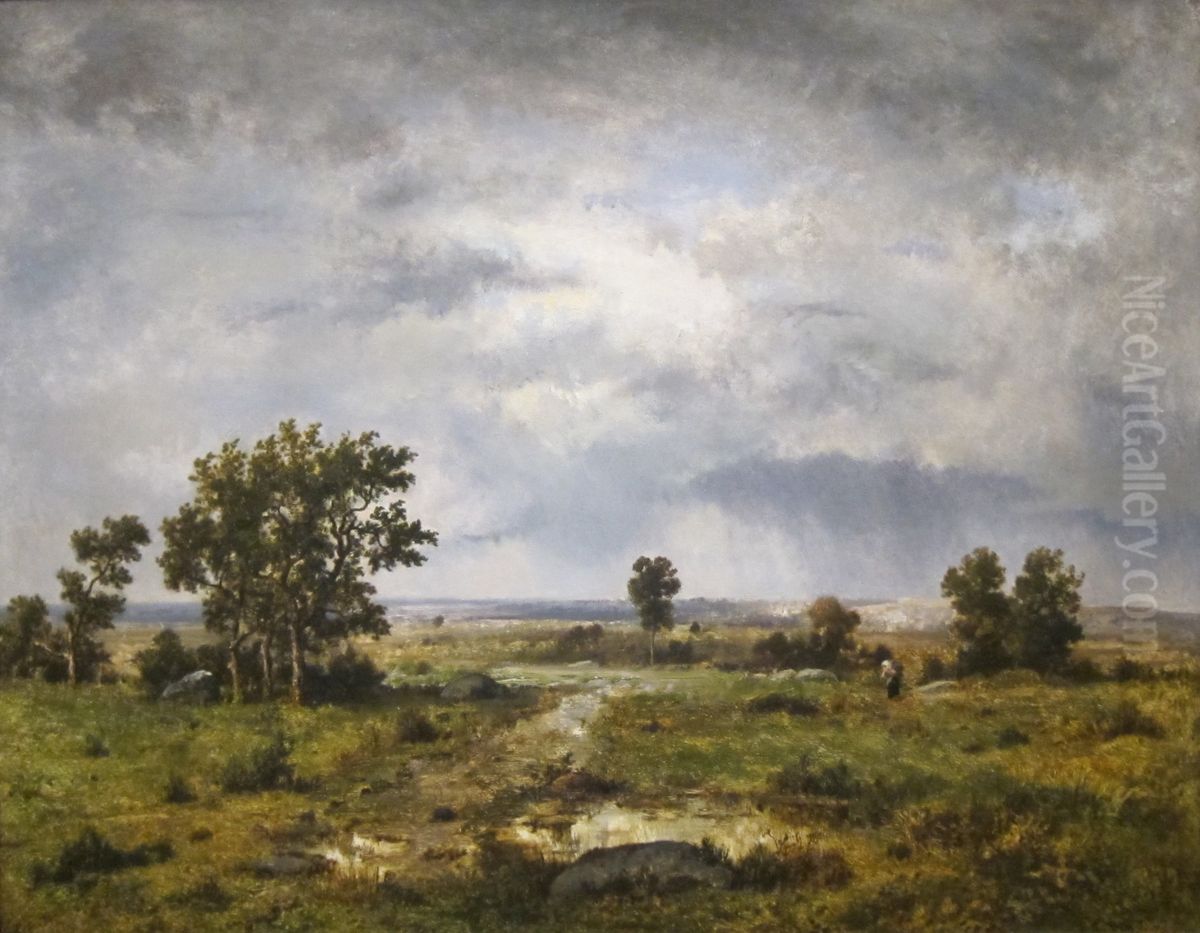 Valley Marsh Oil Painting by Narcisse Virgilio Diaz