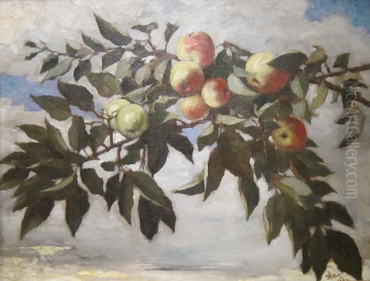 Apple Tree Branches Oil Painting by Elizabeth Boott