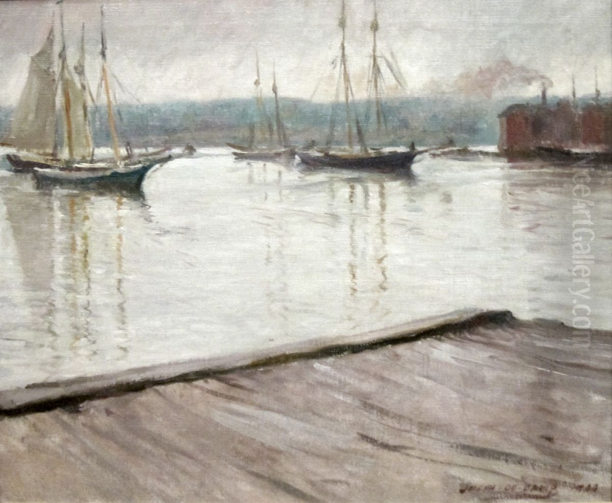 Gloucester Oil Painting by Joseph DeCamp
