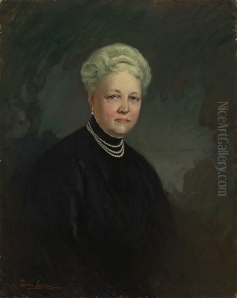 Portrait of Mary M. Emery Oil Painting by Dixie Selden