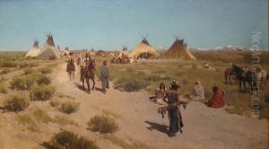 Hunting Camp on the Plains
