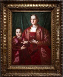 Portrait of Eleonora of Toledo and Her Son, Francesco de'Medici
