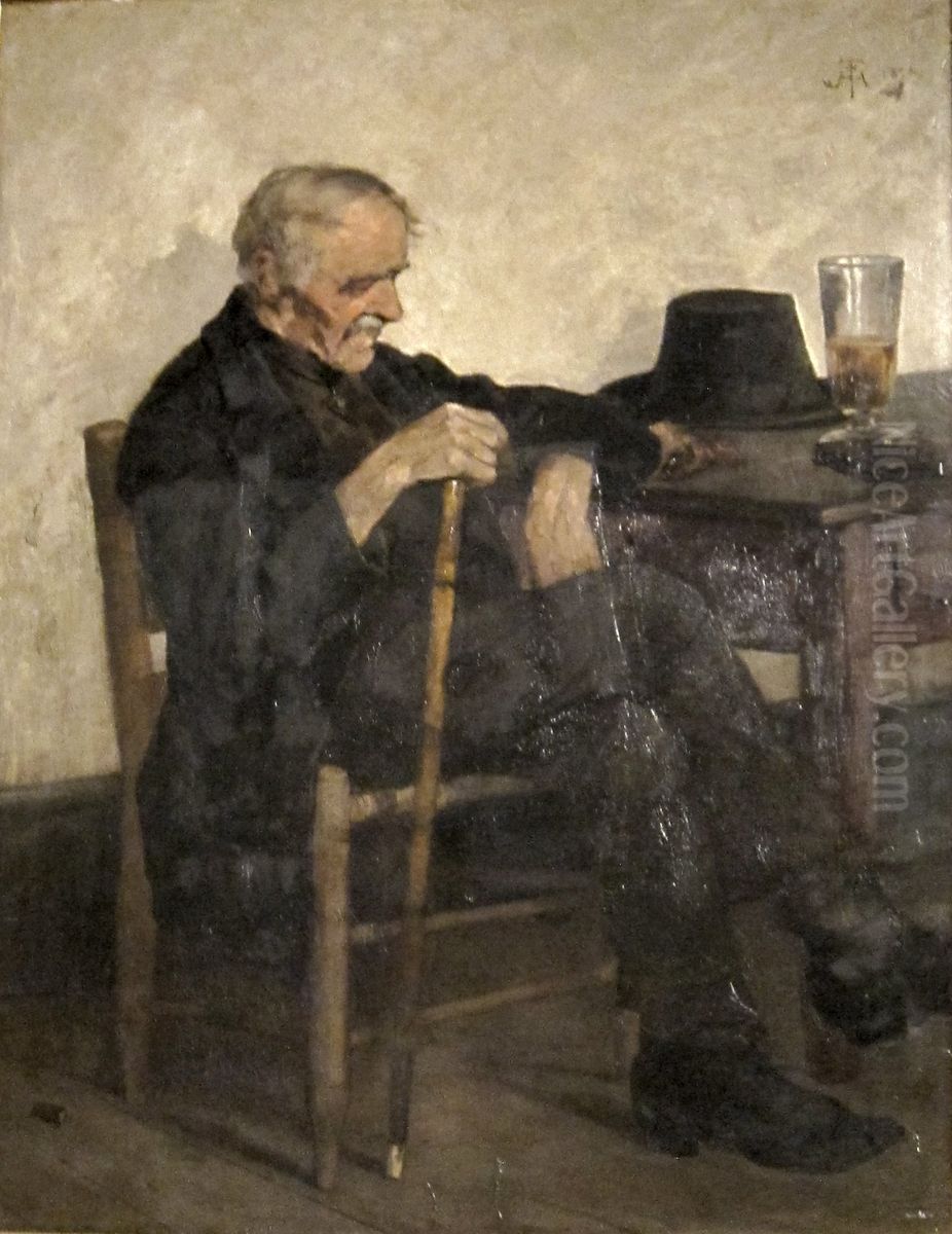The Silent Guest Oil Painting by Henry Farny