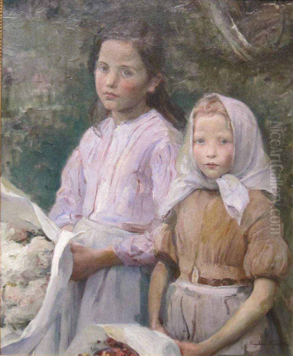 Grandfather's Birthday Oil Painting by Elizabeth Nourse