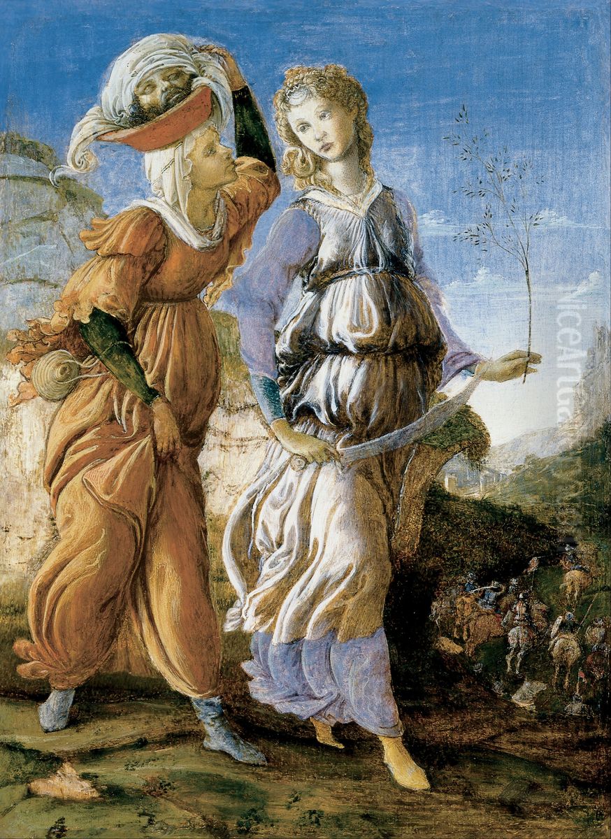 Judith with the Head of Holofernes Oil Painting by Sandro Botticelli