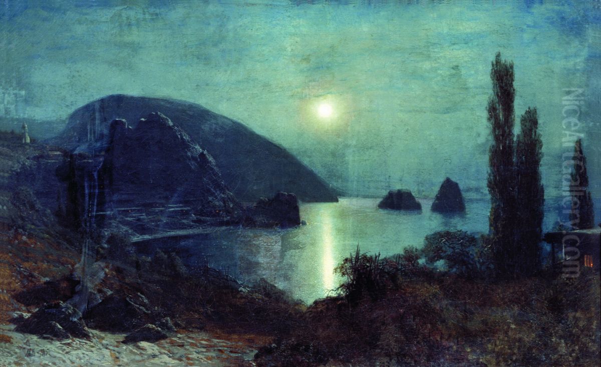 <<Gurzuf>> Oil Painting by Lev Lagorio
