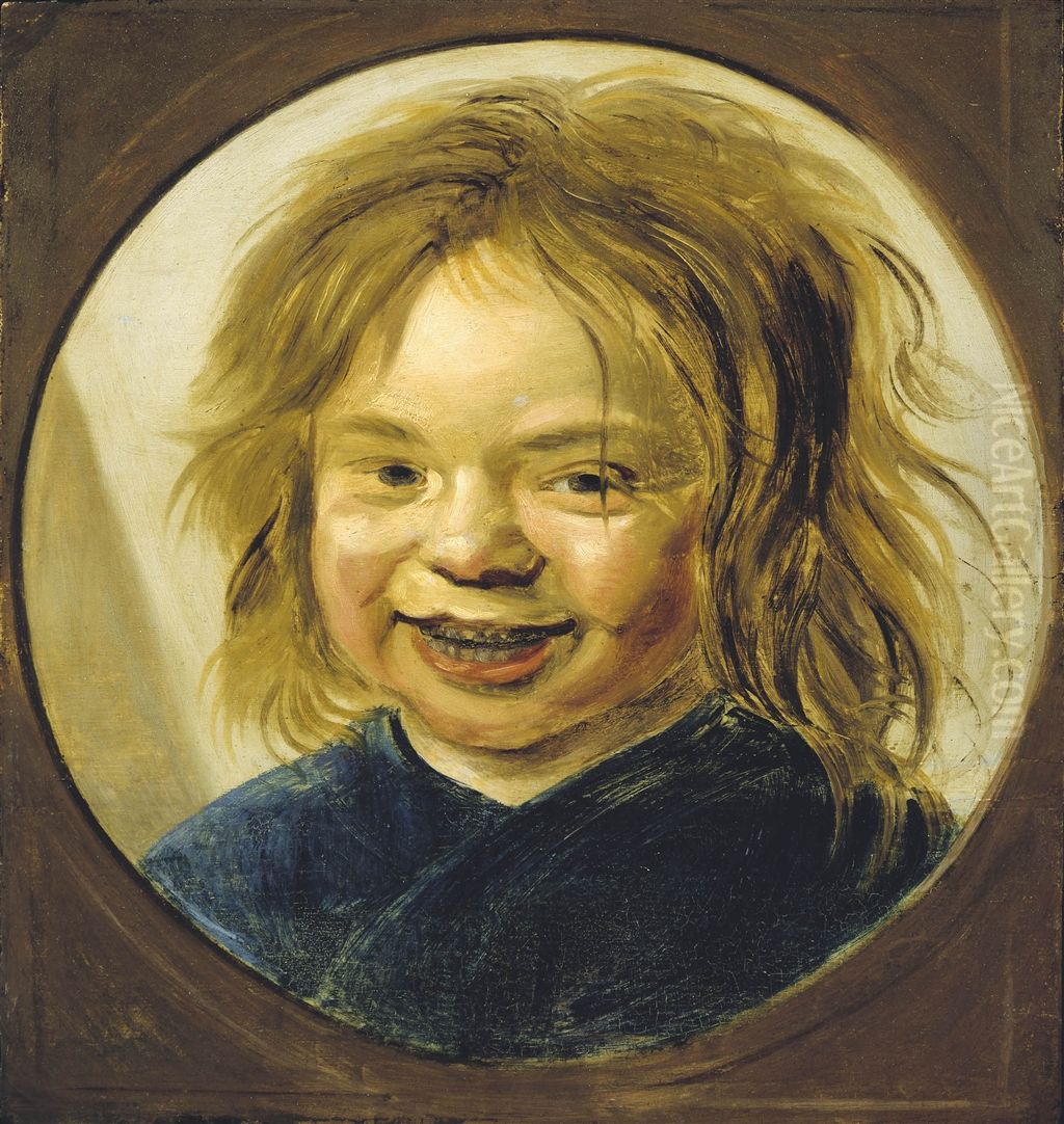 Boy laughing Oil Painting by Frans Hals