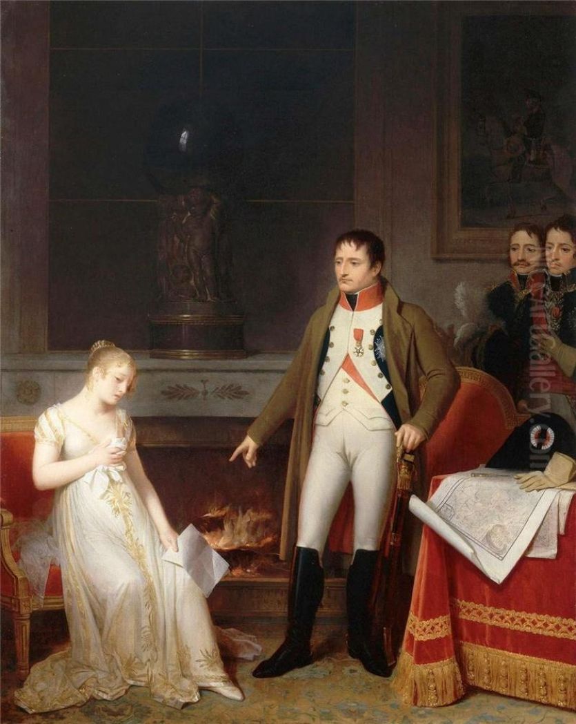 Clemency of Napoleon Oil Painting by Marguerite Gerard
