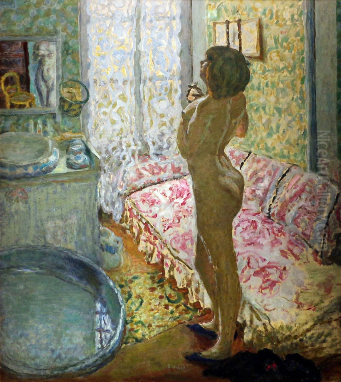 Nu a contre-jour Oil Painting by Pierre Bonnard