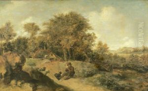 Shepherds by a Road