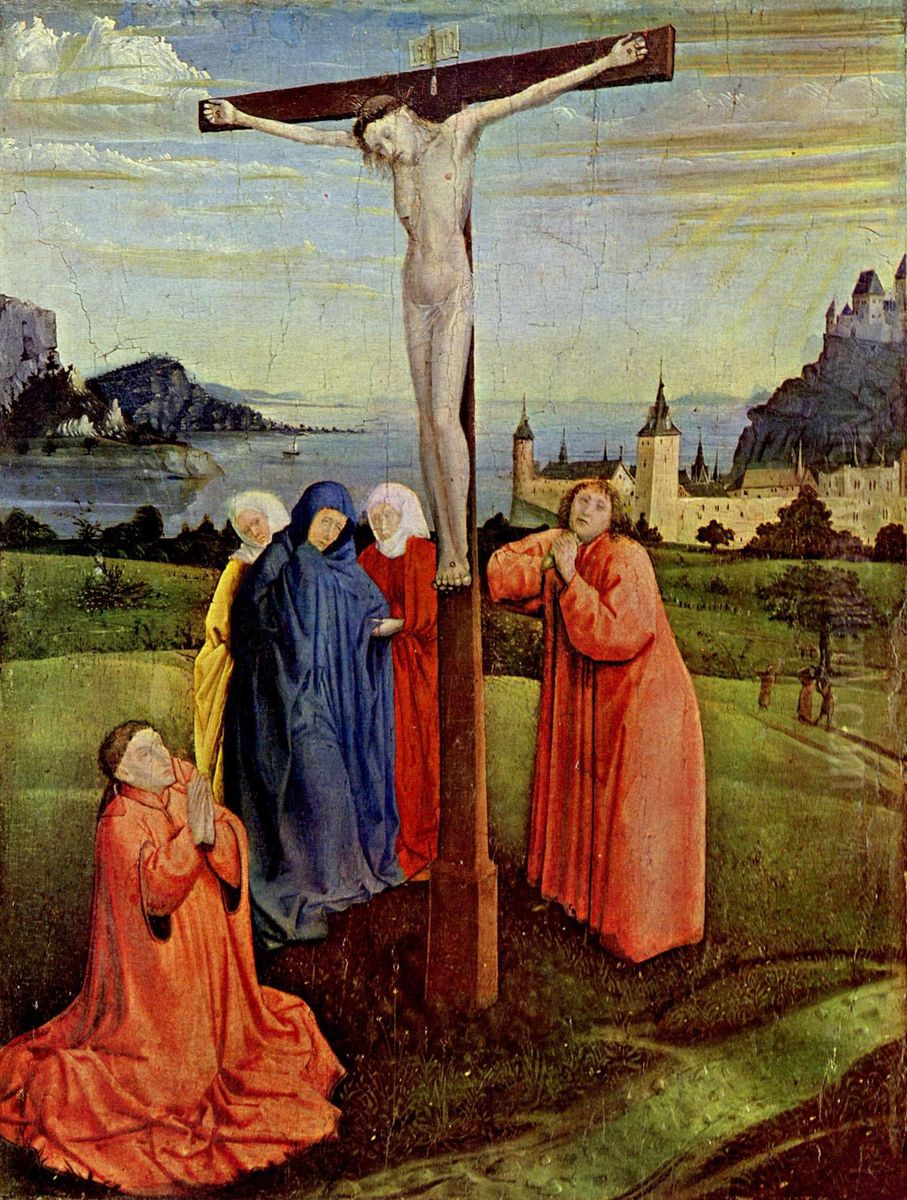 Christus am Kreuz Oil Painting by Konrad Witz