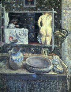 Mirror above a Washstand