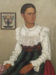 Portrait de jeune fille alsacienne