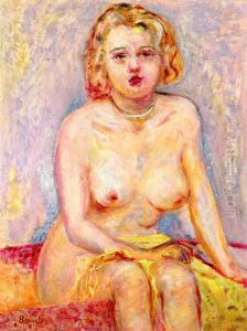 Blond Nude Seated