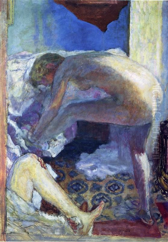 The big blue naked Oil Painting by Pierre Bonnard