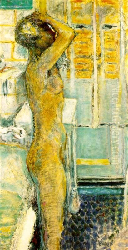 The grey Nude Oil Painting by Pierre Bonnard