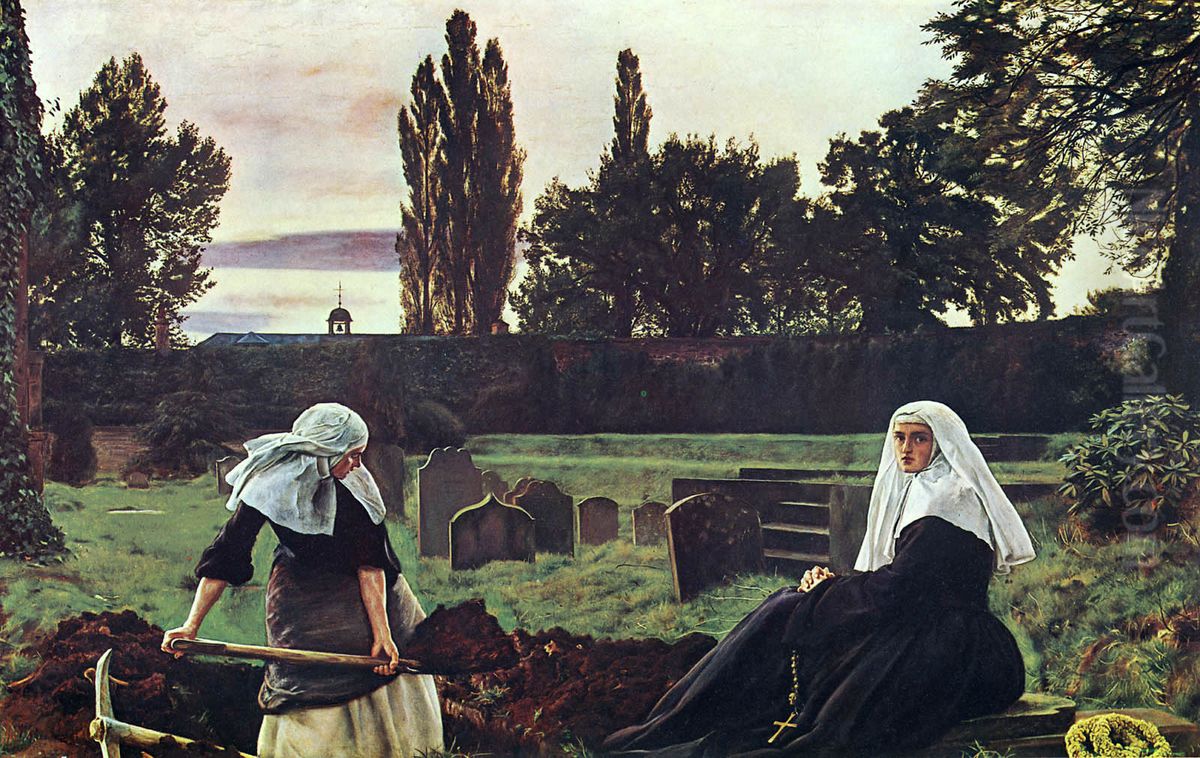 La Vallee de la Paix Oil Painting by Sir John Everett Millais