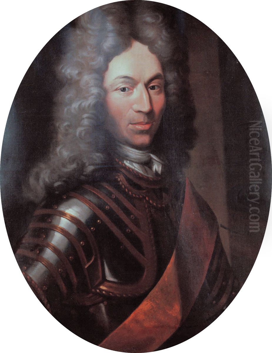 Reinhard Vincent von Hompesch Oil Painting by Gerrit Alberts