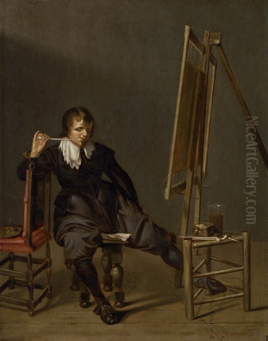 The Painter's Rest Oil Painting by Dirck Hals