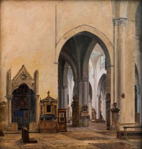 The interior of S. Maria sopra Minerva in Rome