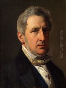 Portraet af godsejer Alfred Hage (1803-1872) Portraet af godsejer Alfred Hage (1803-1872)
