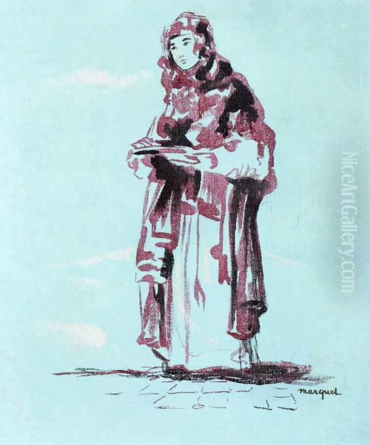 Berber Woman Oil Painting by Albert Marquet