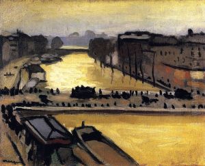 Flood in Paris circa 1910