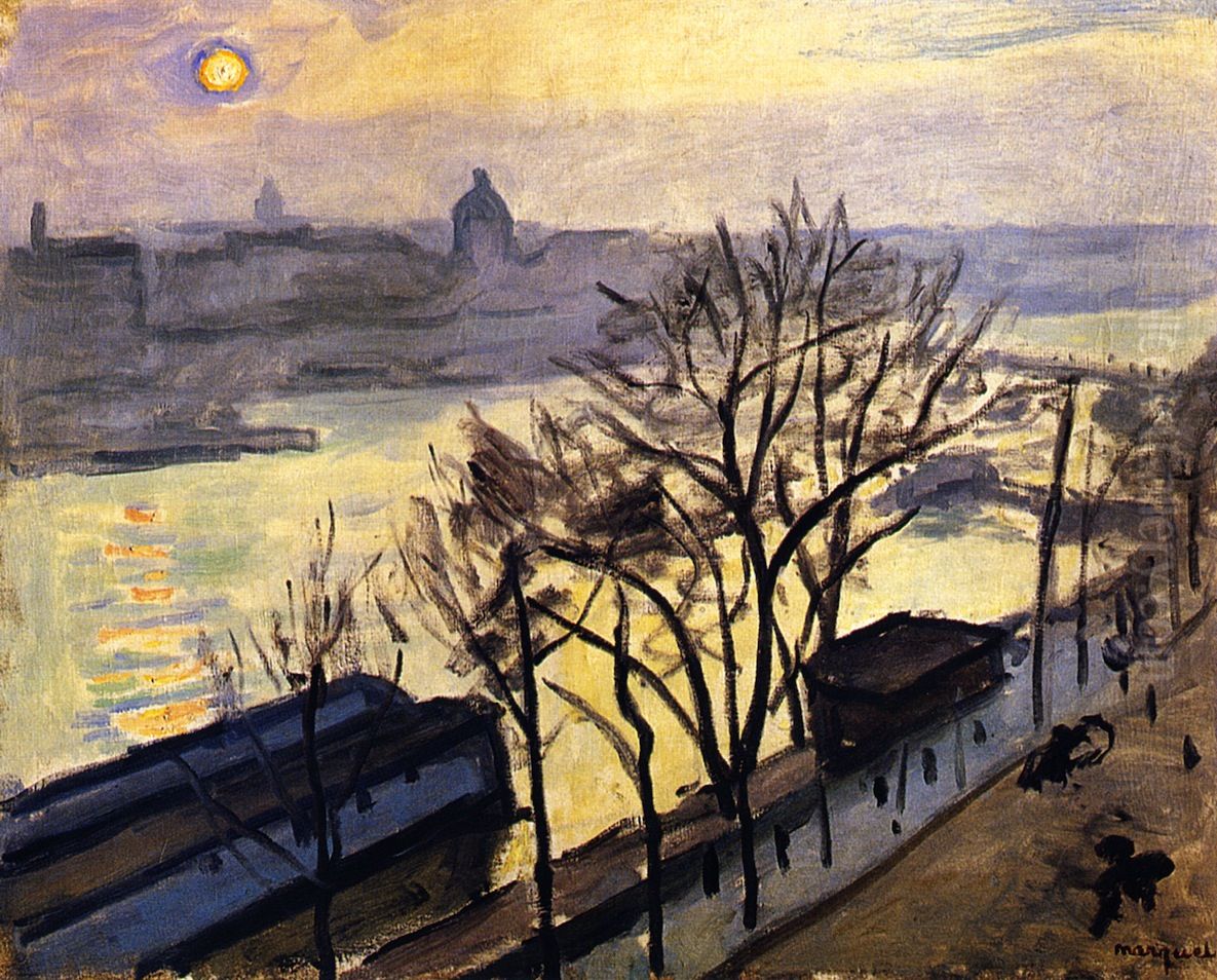 Sun over Paris Oil Painting by Albert Marquet