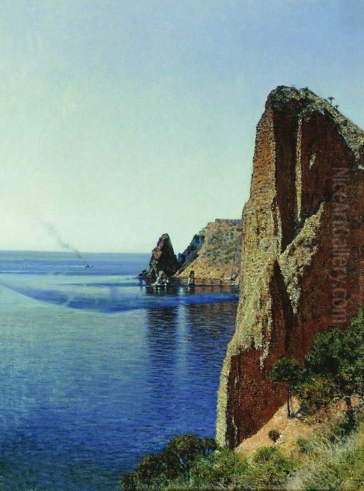 Cape Fiolent near Sevastopol Oil Painting by Vasily Vereshchagin