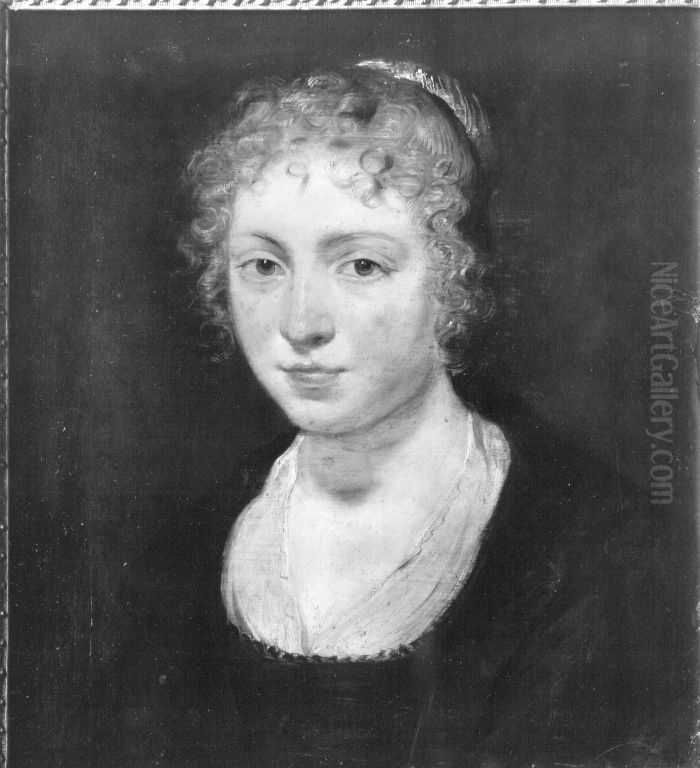 Portrait of a girl Oil Painting by (studio of) Rubens, Peter Paul