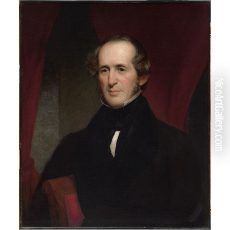 Cornelius Vanderbilt Oil Painting by Nathaniel Jocelyn