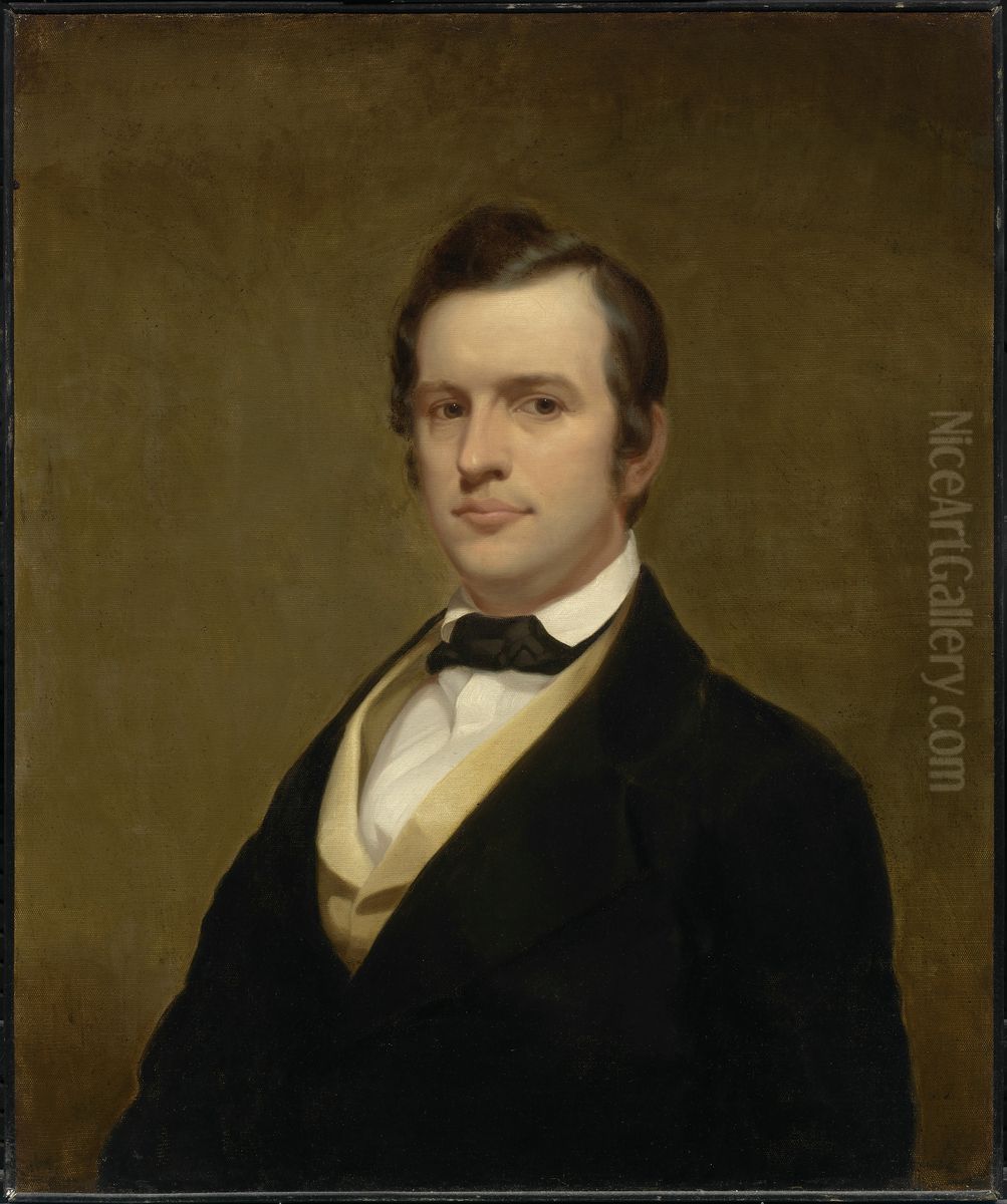 Stephen Collins Foster Oil Painting by Thomas Hicks