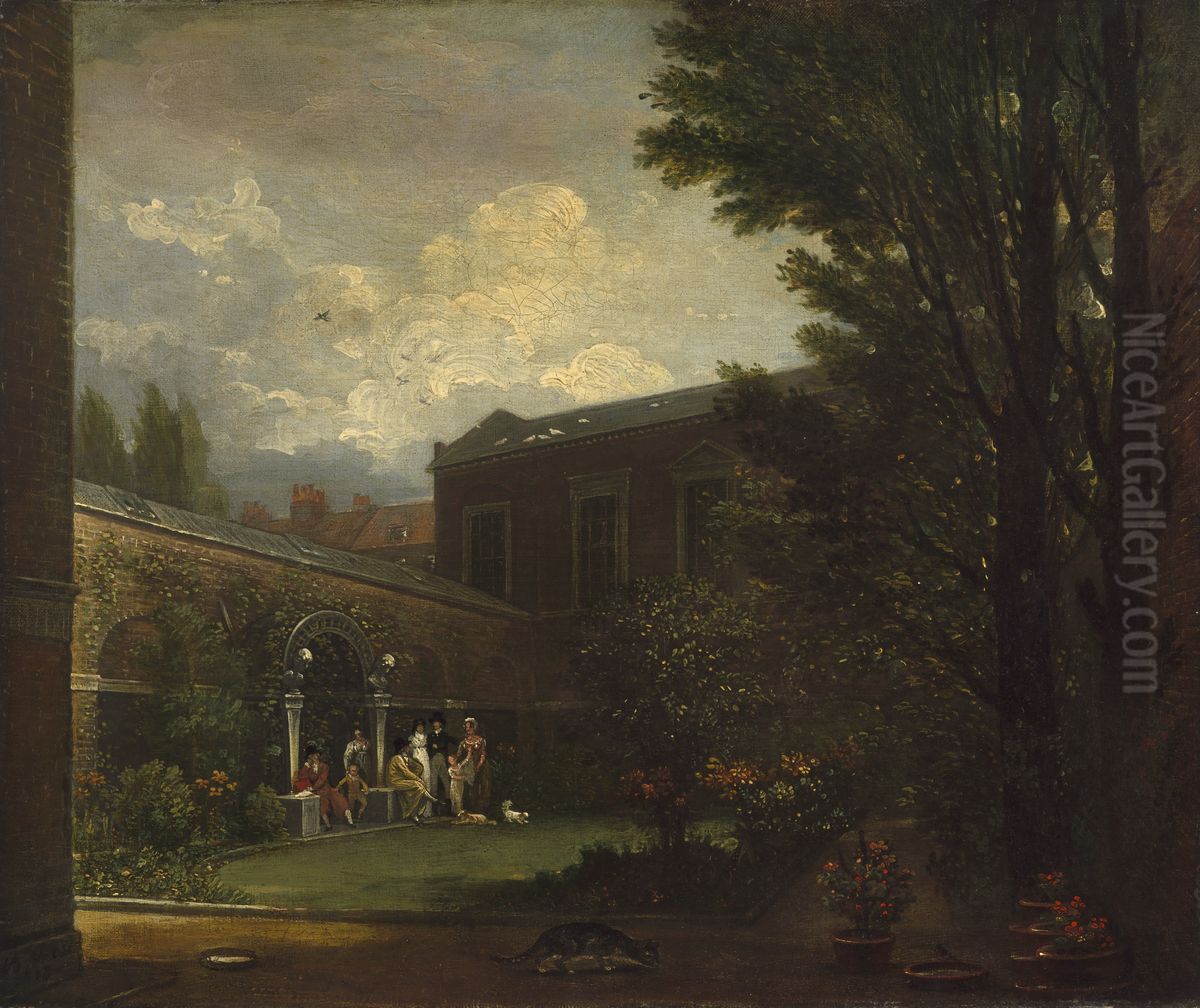 Benjamin West Self-Portrait Oil Painting by Benjamin West