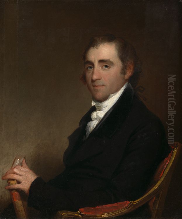 Fisher Ames Oil Painting by Gilbert Stuart