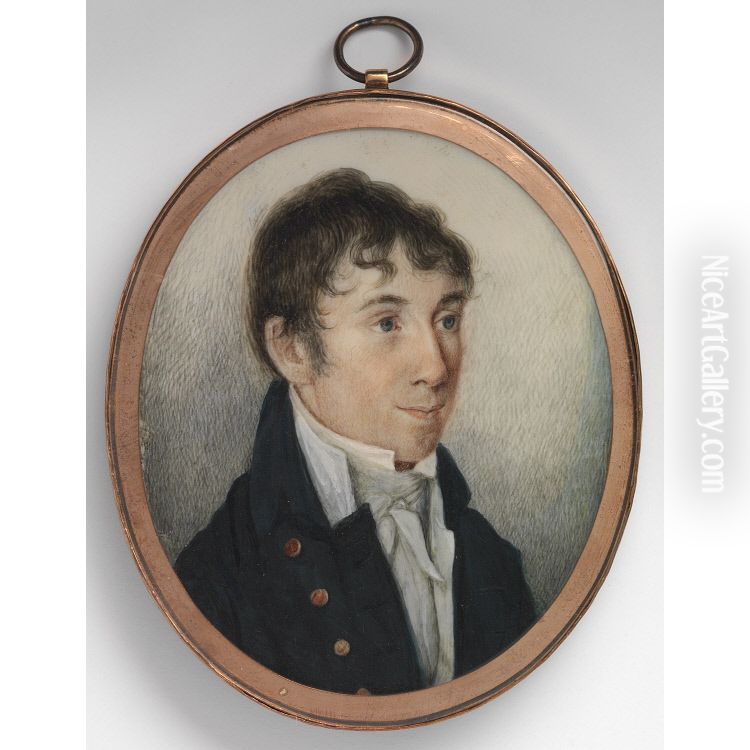 Charles Brockden Brown Oil Painting by William Dunlap