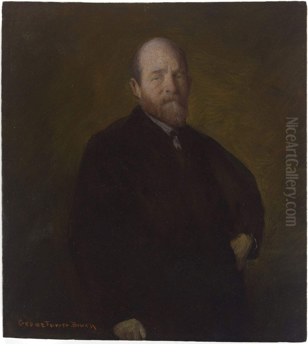 Henry George Oil Painting by George de Forest Brush