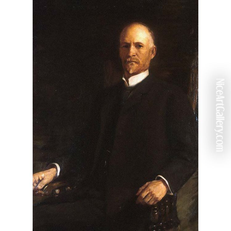 John Moses Browning Oil Painting by George Henry Taggart