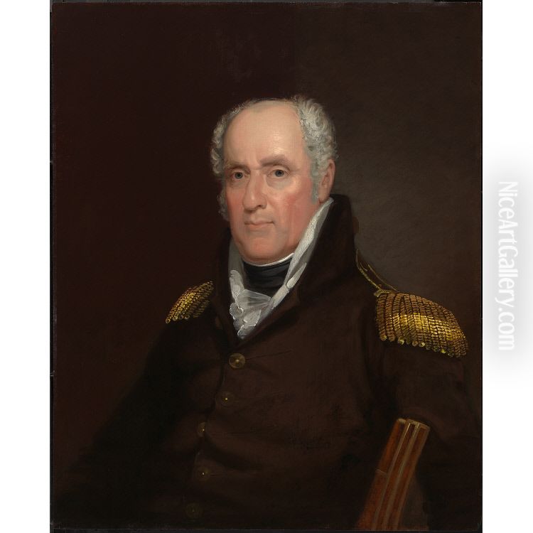 John Armstrong Oil Painting by John Wesley Jarvis