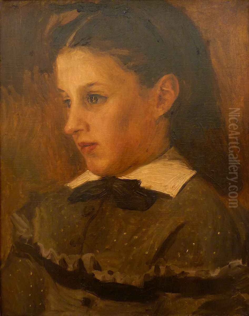 Portrait of Marie Le Coeur Oil Painting by Pierre Auguste Renoir