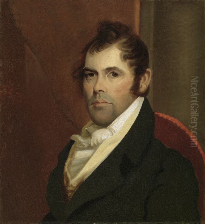 Richard Mentor Johnson Oil Painting by Matthew Harris Jouett