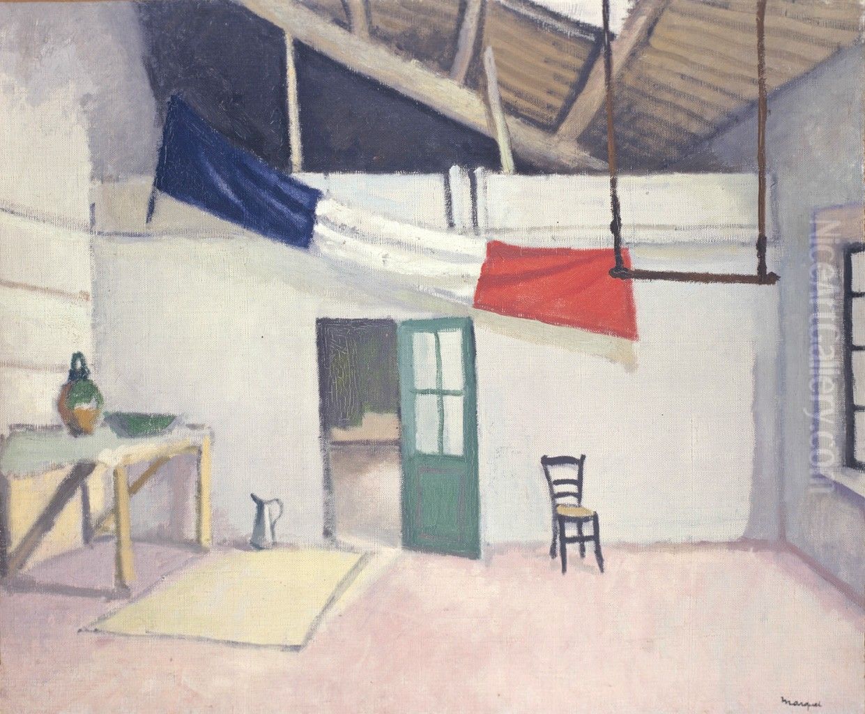L'Atelier a Marseille Oil Painting by Albert Marquet