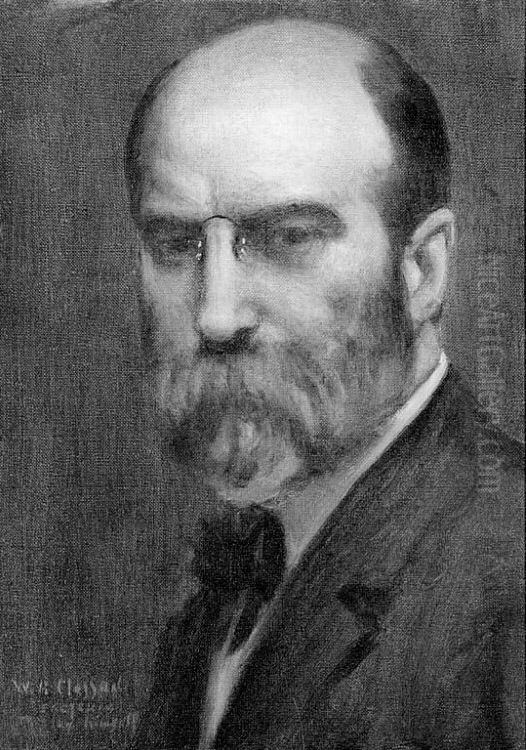 William Closson Self-Portrait Oil Painting by William Closson