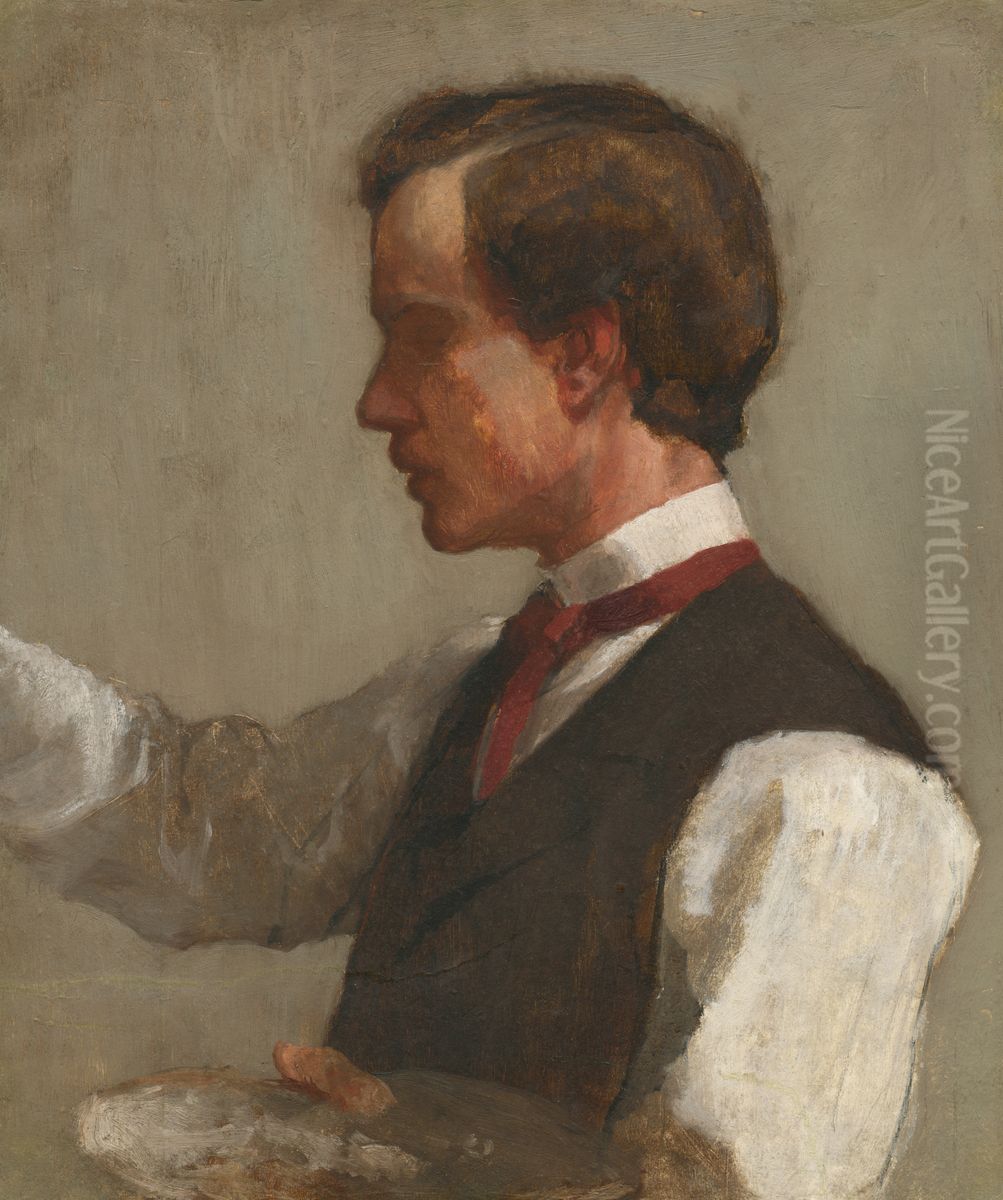 William James Oil Painting by John La Farge