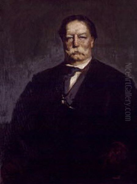 William Howard Taft Oil Painting by Robert Lee MacCameron