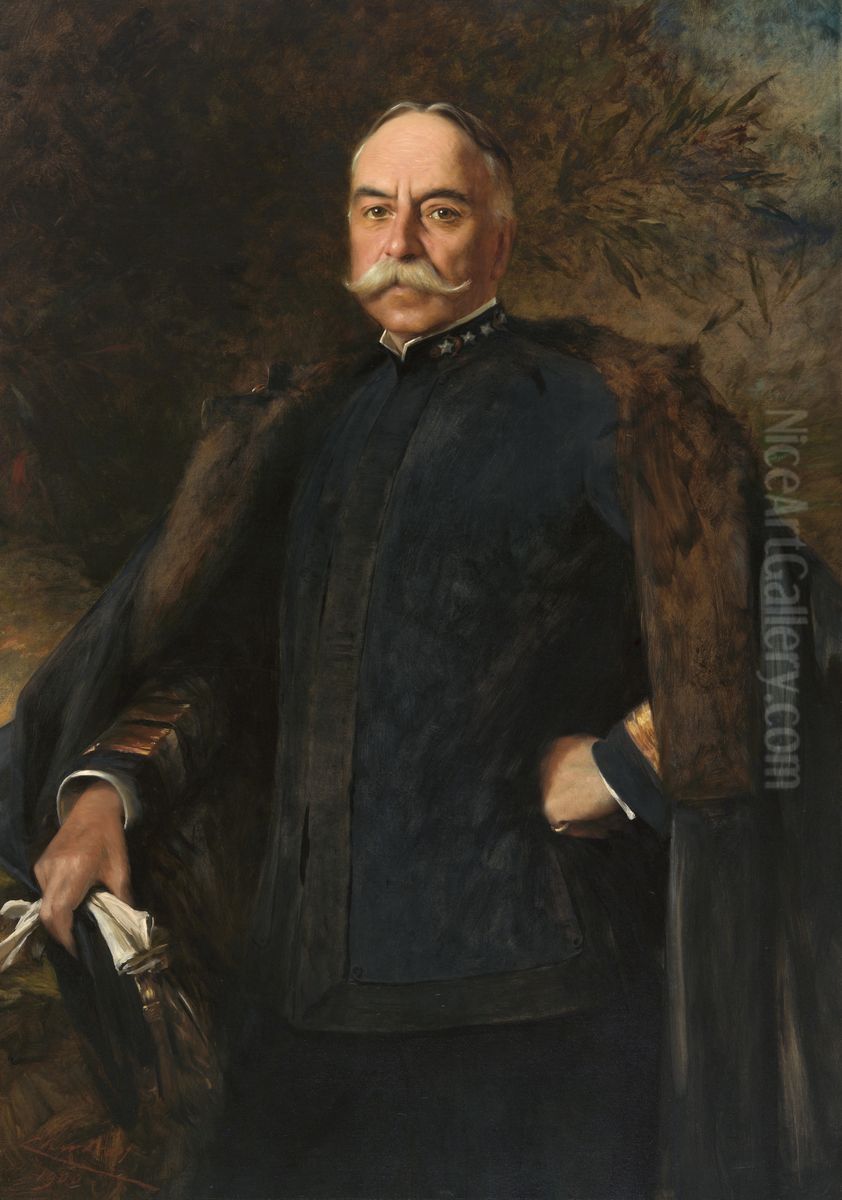 Admiral George Dewey Oil Painting by Theobald Chartran