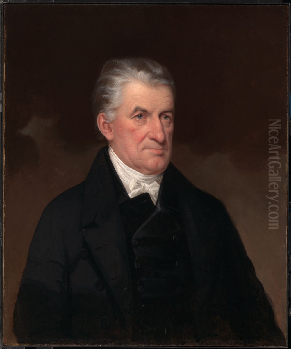 Lyman Beecher Oil Painting by James Henry Beard