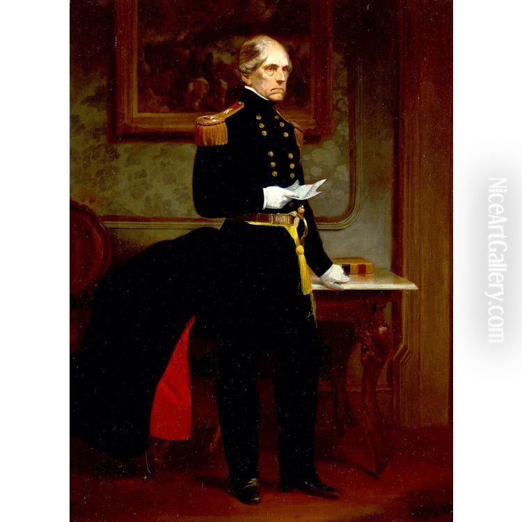 John Ellis Wool Oil Painting by Alonzo Chappel